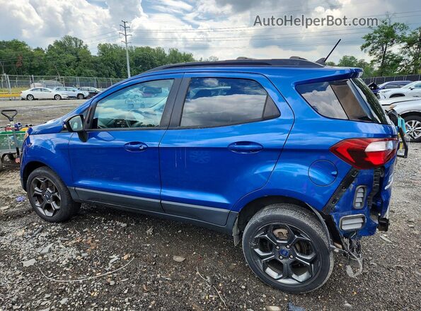 MAJ6P1CLXJC182412 2018 FORD ECOSPORT Blue Trasero izquierdo