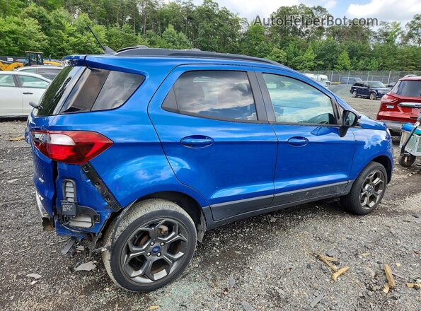 MAJ6P1CLXJC182412 2018 FORD ECOSPORT Blue Trasero derecho