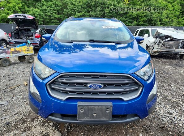 MAJ6P1CLXJC182412 2018 FORD ECOSPORT Blue Vista frontal