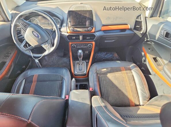 MAJ6P1CLXJC183110 2018 FORD ECOSPORT Gray წინა პანელის ხედი