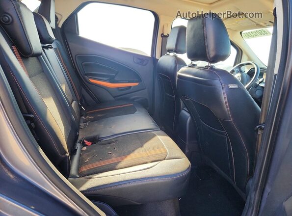 MAJ6P1CLXJC183110 2018 FORD ECOSPORT Gray უკანა სავარძლების ხედი