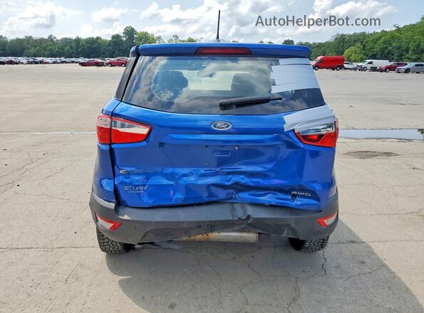 MAJ6P1SL0JC175728 2018 FORD ECOSPORT Blue Հետևի տեսք