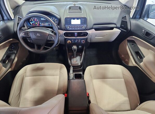 MAJ6P1SL0JC222837 2018 FORD ECOSPORT Gray Widok deski rozdzielczej