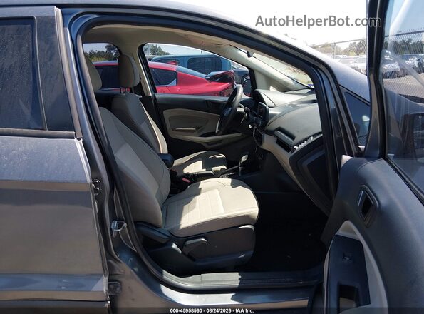 MAJ6P1SL0JC228718 2018 FORD ECOSPORT Gray Widok wnętrza z przodu