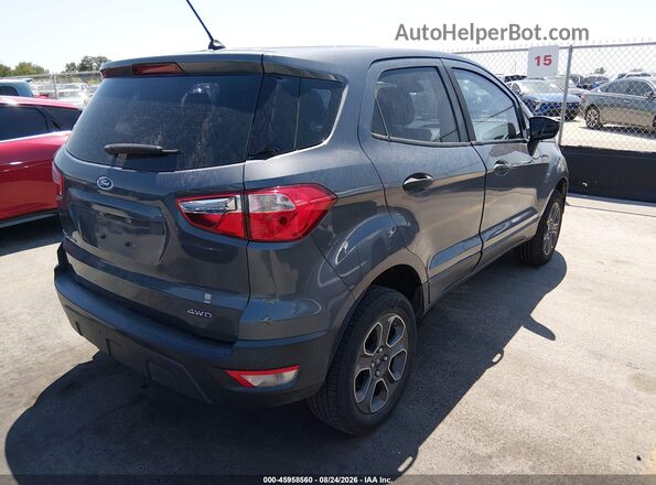 MAJ6P1SL0JC228718 2018 FORD ECOSPORT Gray Tył prawy