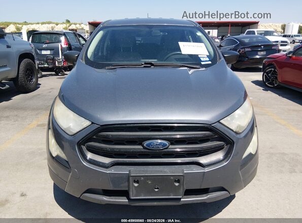 MAJ6P1SL0JC228718 2018 FORD ECOSPORT Gray Widok z przodu