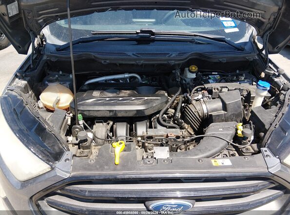 MAJ6P1SL0JC228718 2018 FORD ECOSPORT Gray Widok z tyłu