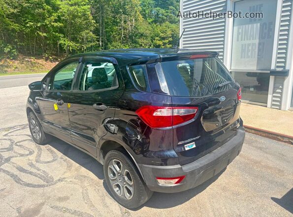MAJ6P1SL1JC217467 2018 FORD ECOSPORT Black Trasero derecho
