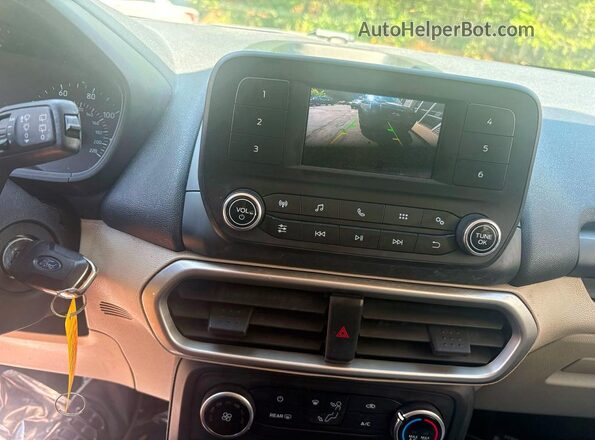 MAJ6P1SL1JC217467 2018 FORD ECOSPORT Black Vista del compartimento del motor