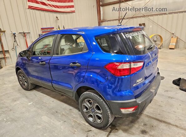 MAJ6P1SL3JC244248 2018 FORD ECOSPORT Blue Tył lewy