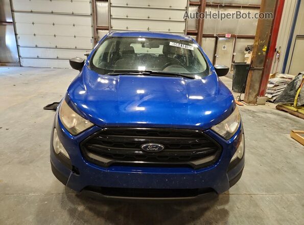 MAJ6P1SL3JC244248 2018 FORD ECOSPORT Blue Widok z przodu