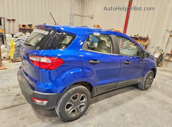 MAJ6P1SL3JC244248 2018 FORD ECOSPORT Blue Tył prawy