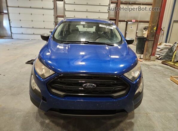MAJ6P1SL3JC244248 2018 FORD ECOSPORT Blue Widok naklejki z numerem VIN