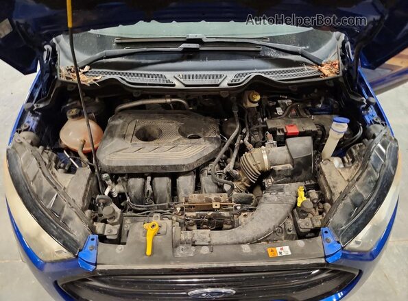 MAJ6P1SL3JC244248 2018 FORD ECOSPORT Blue Widok wnętrza z tyłu