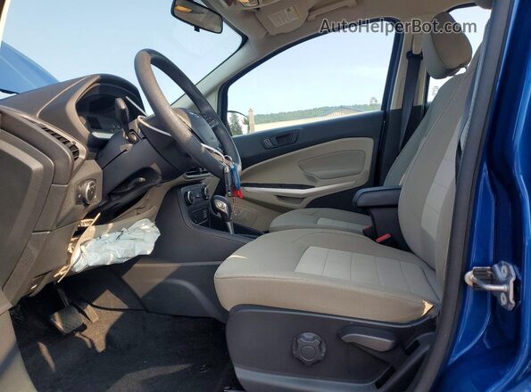 MAJ6P1SL6JC175782 2018 FORD ECOSPORT Blue Widok wnętrza z przodu