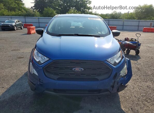 MAJ6P1SL6JC175782 2018 FORD ECOSPORT Blue Widok z przodu
