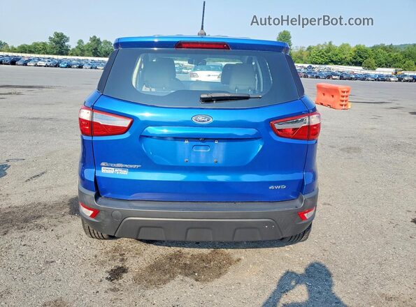 MAJ6P1SL6JC175782 2018 FORD ECOSPORT Blue Widok z tyłu