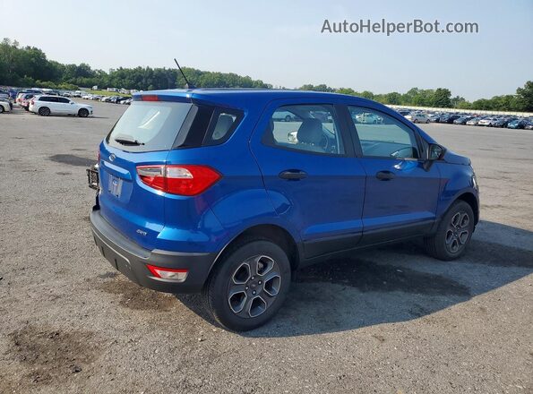 MAJ6P1SL6JC175782 2018 FORD ECOSPORT Blue Tył prawy