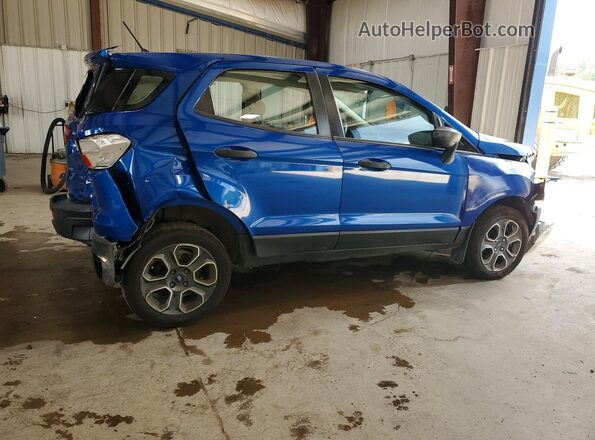 MAJ6P1SL9JC227728 2018 FORD ECOSPORT Blue Rear right