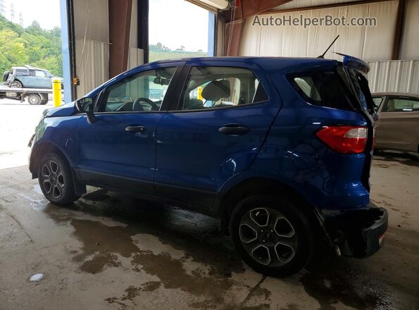 MAJ6P1SL9JC227728 2018 FORD ECOSPORT Blue Rear left