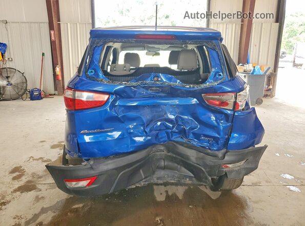 MAJ6P1SL9JC227728 2018 FORD ECOSPORT Blue Rear view