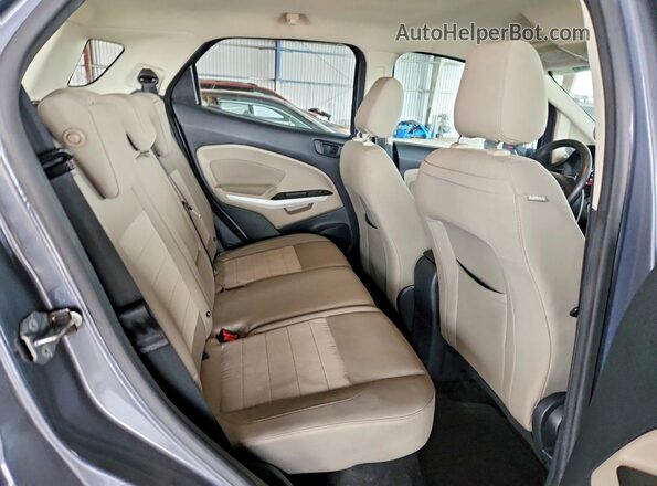 MAJ6P1SLXJC191029 2018 FORD ECOSPORT Gray Հետևի նստատեղերի տեսք
