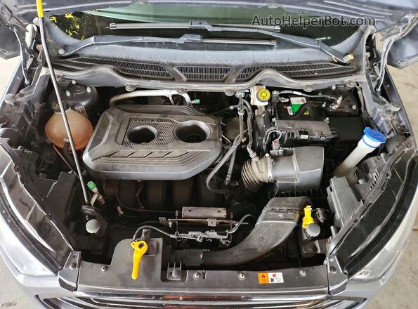 MAJ6P1SLXJC191029 2018 FORD ECOSPORT Gray Սալոնի հետևի տեսք