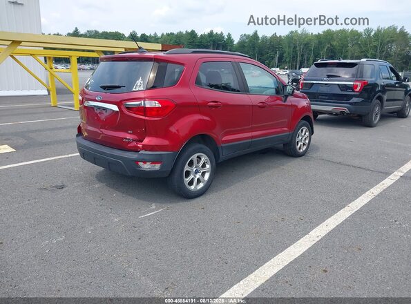 MAJ6P1UL0JC196057 2018 FORD ECOSPORT Red Rear right