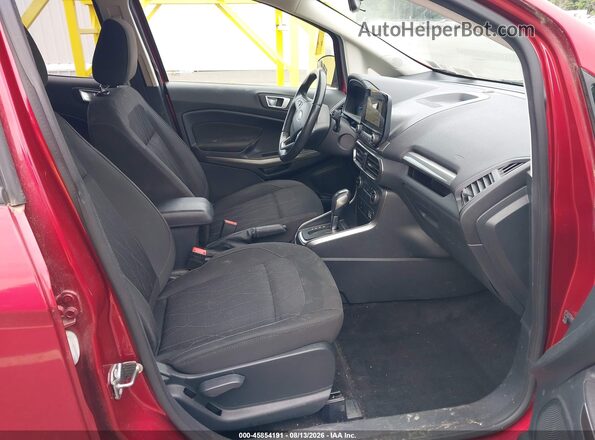 MAJ6P1UL0JC196057 2018 FORD ECOSPORT Red Front interior view
