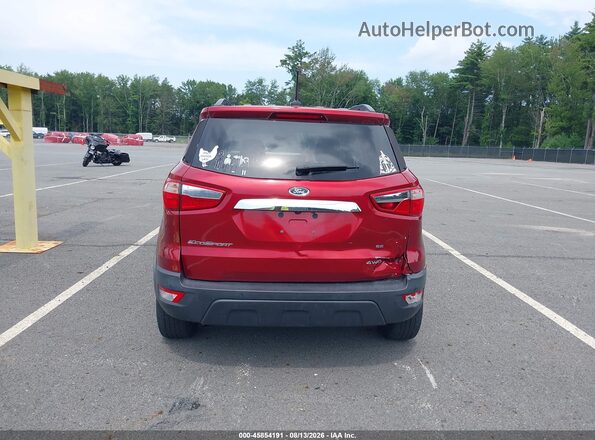 MAJ6P1UL0JC196057 2018 FORD ECOSPORT Red 