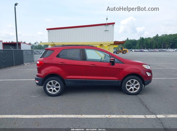 MAJ6P1UL0JC196057 2018 FORD ECOSPORT Red Rear interior view