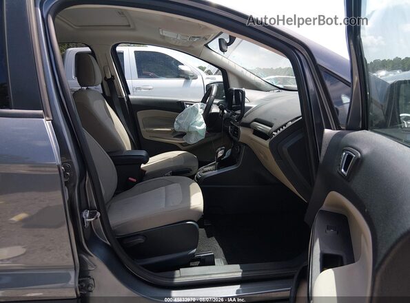 MAJ6P1UL0JC224357 2018 FORD ECOSPORT Gray Front interior view
