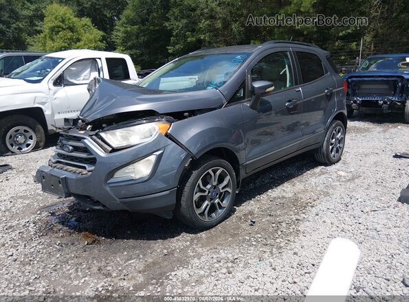 MAJ6P1UL0JC224357 2018 FORD ECOSPORT Gray Front left