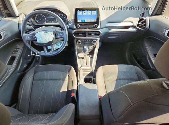 MAJ6P1UL1JC171099 2018 FORD ECOSPORT Черный Вид панели приборов