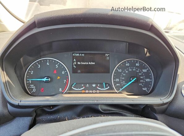 MAJ6P1UL1JC171099 2018 FORD ECOSPORT Черный Вид щитка приборов