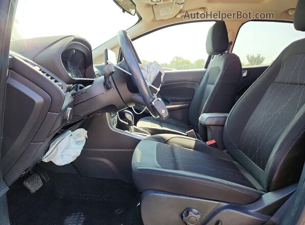 MAJ6P1UL1JC171099 2018 FORD ECOSPORT Черный Вид салона спереди