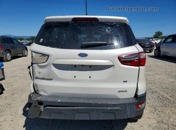 MAJ6P1UL1JC181552 2018 FORD ECOSPORT White Հետևի տեսք