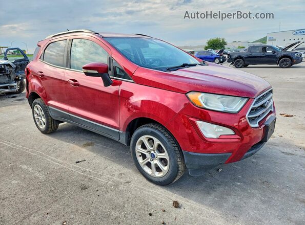 MAJ6P1UL2JC198389 2018 FORD ECOSPORT Red წინა მარჯვენა