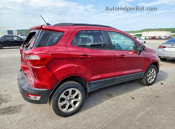 MAJ6P1UL2JC198389 2018 FORD ECOSPORT Red უკანა მარჯვენა