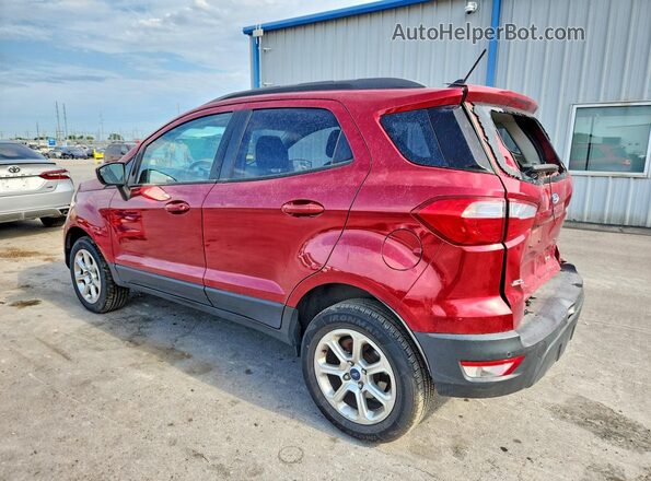 MAJ6P1UL2JC198389 2018 FORD ECOSPORT Red უკანა მარცხენა