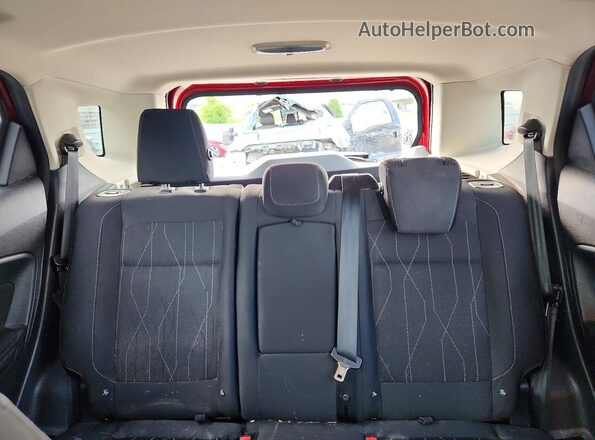 MAJ6P1UL2JC198389 2018 FORD ECOSPORT Red უკანა სავარძლების ხედი
