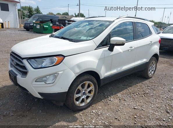 MAJ6P1UL3JC197994 2018 FORD ECOSPORT Белый Передняя левая четверть