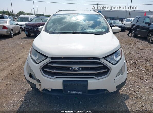 MAJ6P1UL3JC197994 2018 FORD ECOSPORT Белый Вид щитка приборов