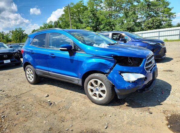 MAJ6P1UL3JC228578 2018 FORD ECOSPORT Blue Delantero derecho