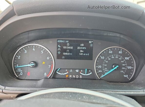 MAJ6P1UL4JC188995 2018 FORD ECOSPORT Серый Вид щитка приборов
