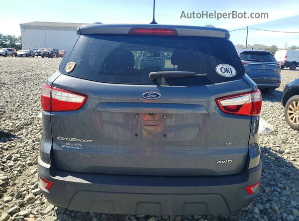MAJ6P1UL5JC187760 2018 FORD ECOSPORT Серый Вид сзади