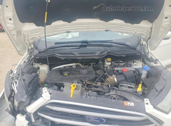 MAJ6P1UL5JC213550 2018 FORD ECOSPORT Белый Вид подкапотного пространства