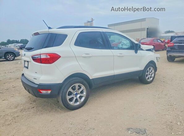MAJ6P1UL5JC213550 2018 FORD ECOSPORT Белый Задняя правая четверть