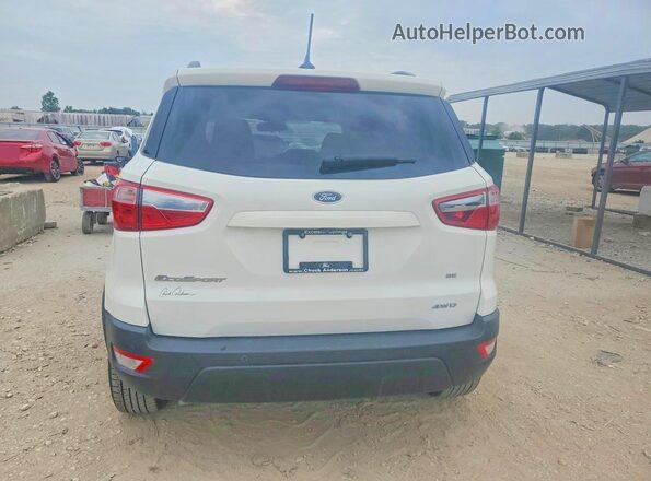 MAJ6P1UL5JC213550 2018 FORD ECOSPORT Белый Вид сзади