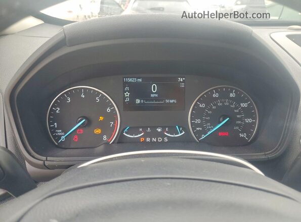 MAJ6P1UL5JC213550 2018 FORD ECOSPORT Белый Вид щитка приборов
